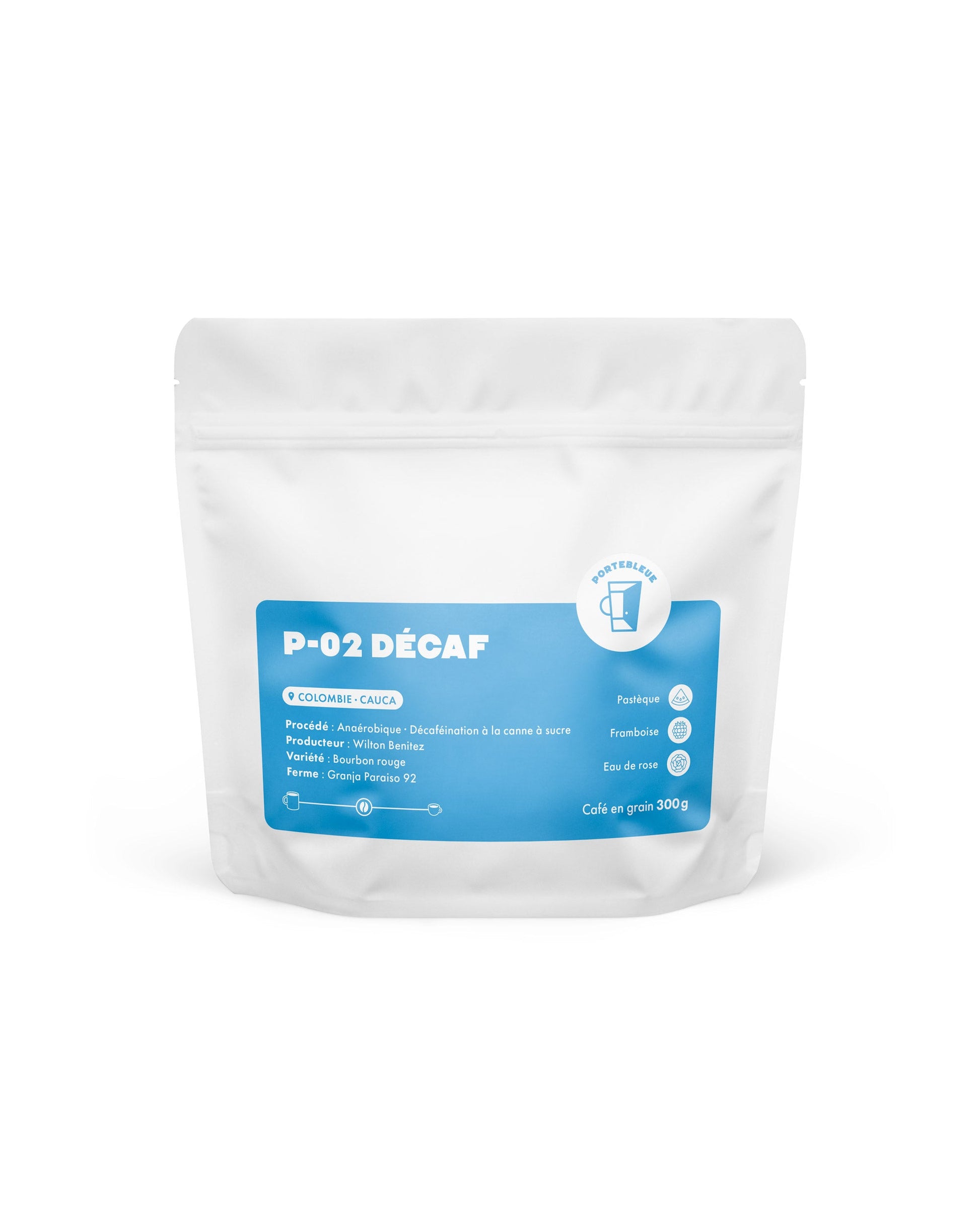 P-02 Decaf Portebleue